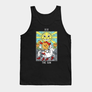 The Sun - Mystical Medleys - Vintage Rubber Hose Cartoon Tarot Tank Top